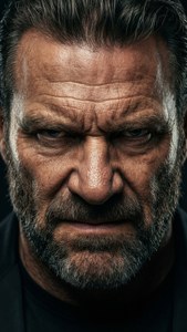 Intense Glare Portrait