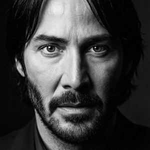 Intense Grayscale Portrait