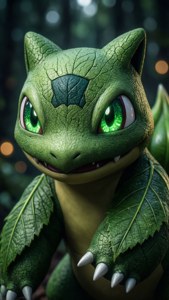 Intense Grovyle Portrait