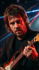 Intense Guitar Close-Up
