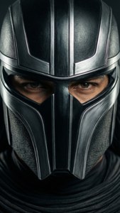 Intense Mask Close-Up
