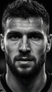 Intense Monochrome Portrait