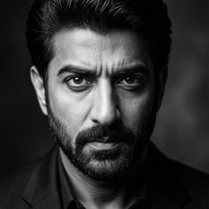 Intense Monochrome Stare