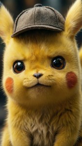 Intense Pikachu Portrait