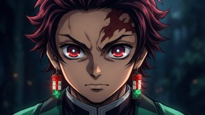 Intense Tanjiro Close-Up