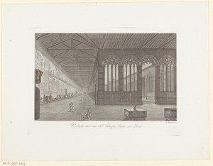 Interieur Campo Santo in Pisa