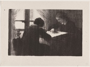 Intérieur (Les brodeuses)