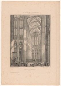 Interieur van de kathedraal van Beauvais