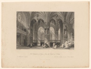 Interieur van de kathedraal van Lyon