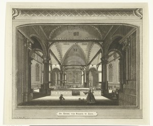 Interieur van de Noorderkerk te Amsterdam