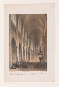 Interieur van de Onze Lieve Vrouwe Kerk in Amsterdam