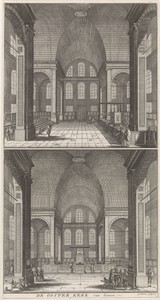 Interieur van de Oosterkerk te Amsterdam