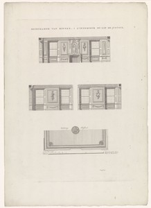 Interieur van de rechtkamer van de rechtbank te Westzaan
