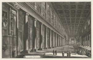 Interieur van de Santa Maria Maggiore te Rome