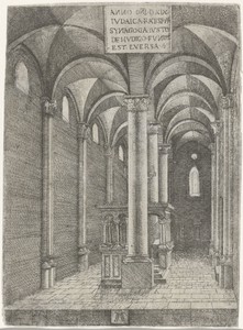 Interieur van de synagoge te Regensburg