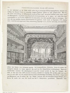 Interieur van een schouwburg