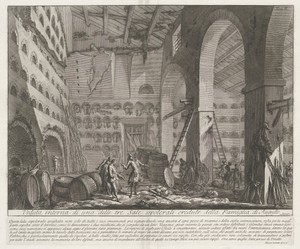 Interieur van graftombe van familie van keizer Augustus