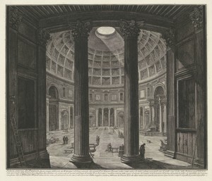 Interieur van het Pantheon te Rome
