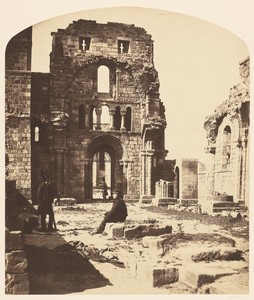 Interior, Lindisfarne Priory, West End.