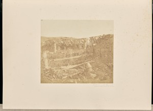 Interior of the Barrack Battery with the Pivot Guns