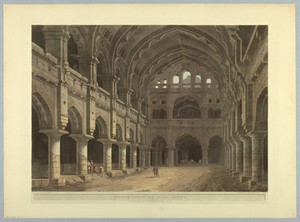 Interior View of the Palace, Madura, from "Oriental Scenery: Twenty Four Views in Hindoostan"
