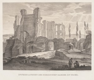 Interior View of the Roman Baths at Trier