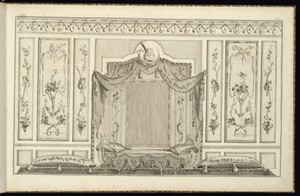 Interior Wall Elevation with a Bed
