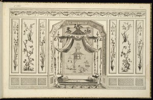 Interior Wall Elevation with a Bed