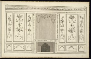 Interior Wall Elevation with a Chimneypiece