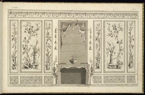 Interior Wall Elevation with a Chimneypiece