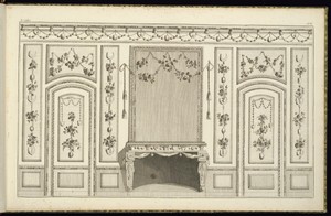 Interior Wall Elevation with a Chimneypiece