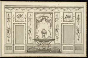 Interior Wall Elevation with a Console Table