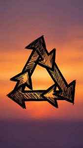 Interlocked Triangle Arrows