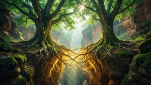 Intertwined Roots