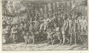Intocht van Bacchus in Thebe