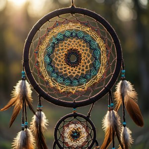 Intricate Beaded Dream Catcher