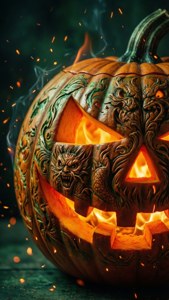 Intricate Jack-O'-Lantern