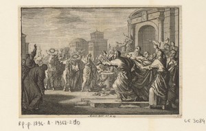 Inwoners van Lystra willen runderen aan Paulus en Barnabas offeren