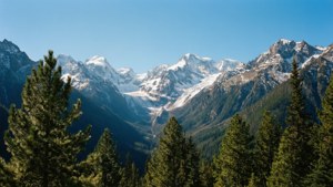 iOS 8 Snowy Peaks