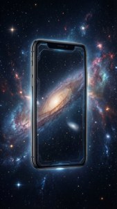 iPhone X in Space