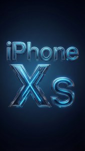 iPhone Xs Typography
