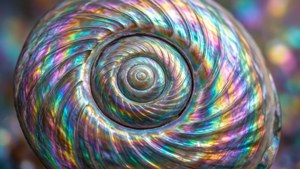 Iridescent Abalone Whorls