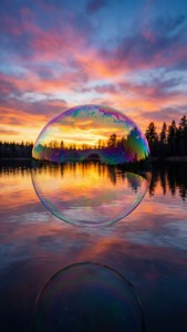Iridescent Bubble Lake