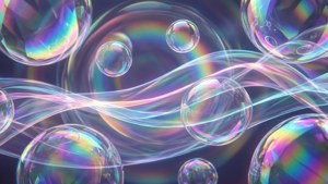 Iridescent Bubble Layers