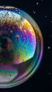 Iridescent Bubble Macro