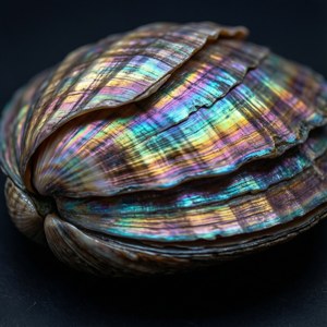 Iridescent Chiton Abstract