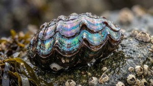 Iridescent Chiton Close-up