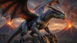 Iridescent Dragon Cliff