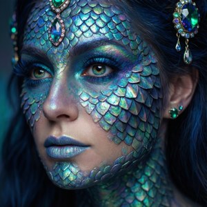 Iridescent Fantasy Makeup
