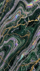 Iridescent Holographic Marble